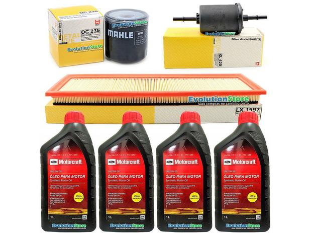 Kit 4 Ford Motorcraft 5w30 + Filtros Fiesta Ecosport Ka Rocam Revisão Troca De Óleo - Mahle Metalleve E Motorcraft é boa?
