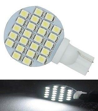 Kit 4 Lampada T10 24 Led Branca Placa 12v - Mfl Menor preço em Kit 4 Lampada T10 24 Led Branca Placa 12v - Mfl