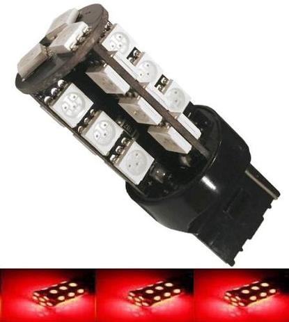 Kit 4 Lampada T20 Cambus 27 Led 1P W21 Vermelha 7440 12v - Mfl Menor preço em Kit 4 Lampada T20 Cambus 27 Led 1P W21 Vermelha 7440 12v - Mfl
