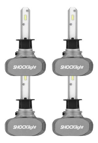 Kit 4 Lâmpadas Ultra Led Titanium Shocklight H1 50W 6000K 5000 Lumens - Kit de Produtos Menor preço em Kit 4 Lâmpadas Ultra Led Titanium Shocklight H1 50W 6000K 5000 Lumens - Kit de Produtos