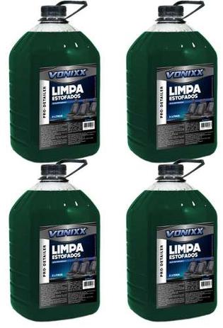 Kit 4 Limpa Bancos Estofados A Seco 5 L Pro Detail Vonixx Menor preço em Kit 4 Limpa Bancos Estofados A Seco 5 L Pro Detail Vonixx