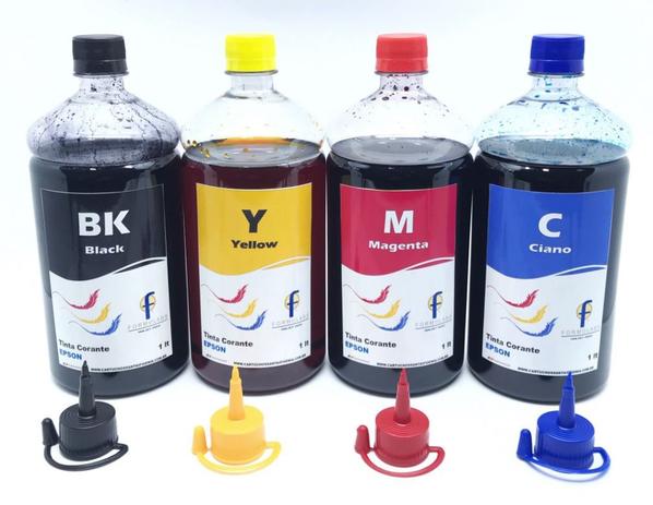 Kit 4 Litros Tinta Epson CompatíveI Para L355 L365 L375 L395 - Formulabs Menor preço em Kit 4 Litros Tinta Epson CompatíveI Para L355 L365 L375 L395 - Formulabs