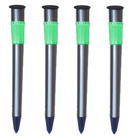 Kit 4 Luminária Solar jardim led verde balizador inox prova de água - Ecoforce é ruim? Kit 4 Luminária Solar jardim led verde balizador inox prova de água - Ecoforce é boa?