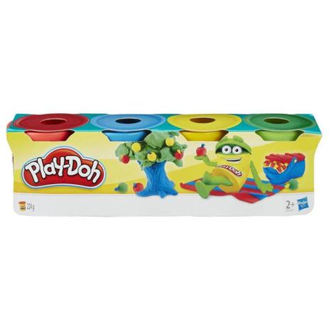 Kit 4 Mini Potes De Massinha Play Doh Hasbro Menor preço em Kit 4 Mini Potes De Massinha Play Doh Hasbro
