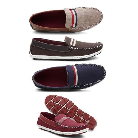Kit 4 Mocassim Masculino Oxford Bico Redondo Macio Conforto - Kreeper -  Mocassim Masculino - Magazine Luiza