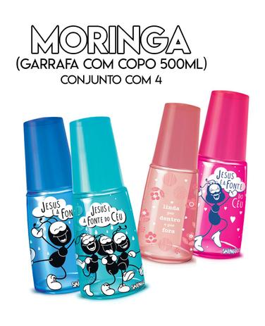 Kit 4 Moringas C/ Copo Luz E Vida Menor preço em Kit 4 Moringas C/ Copo Luz E Vida