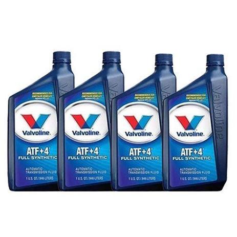 Kit 4 oleo cambio transmissao automatica valvoline atf4 sintetico 946 ml cada - kit00321 Menor preço em Kit 4 oleo cambio transmissao automatica valvoline atf4 sintetico 946 ml cada - kit00321