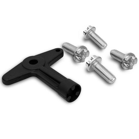 Kit 4 Parafusos + Chave Anti Furto Calotas de Rodas Renault Acabamento Cromado - Emblemax Menor preço em Kit 4 Parafusos + Chave Anti Furto Calotas de Rodas Renault Acabamento Cromado - Emblemax