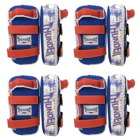 kit 4 Pares - Aparador De Chute Tradicional - Manopla Pao Thai Pad - muay thai / mma / kickboxing / artes marciais - Thunder Fight ref 279 Menor preço em kit 4 Pares - Aparador De Chute Tradicional - Manopla Pao Thai Pad - muay thai / mma / kickboxing / artes marciais - Thunder Fight ref 279