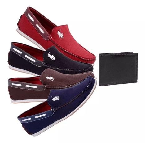 mocassim masculino polo