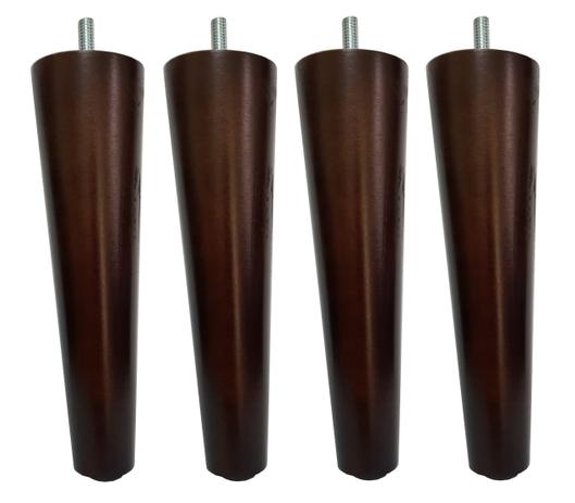 Kit 4 Pé Palito 30cm Imbúia Marrom Escuro Puff Banco Banqueta Sofá Poltrona Cama Box Recamier Mesa - Jthome Menor preço em Kit 4 Pé Palito 30cm Imbúia Marrom Escuro Puff Banco Banqueta Sofá Poltrona Cama Box Recamier Mesa - Jthome
