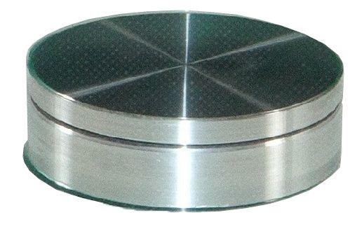 Kit 4 Peças Base de Prato Giratória em Alumínio 7 cm diâmetro - Armazém ubá Menor preço em Kit 4 Peças Base de Prato Giratória em Alumínio 7 cm diâmetro - Armazém ubá