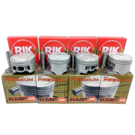 Kit 4 Pistão Kmp Premium Anéis Rik Cb 600 Hornet 2005 Á 2007 Std Á 1.00mm Menor preço em Kit 4 Pistão Kmp Premium Anéis Rik Cb 600 Hornet 2005 Á 2007 Std Á 1.00mm