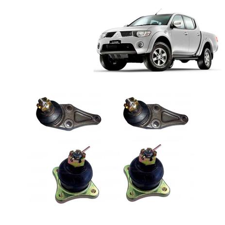 Kit 4 Pivôs Suspensão Inferior/Superior Mitsubishi L200 Triton 2008 em diante - Perfect Menor preço em Kit 4 Pivôs Suspensão Inferior/Superior Mitsubishi L200 Triton 2008 em diante - Perfect