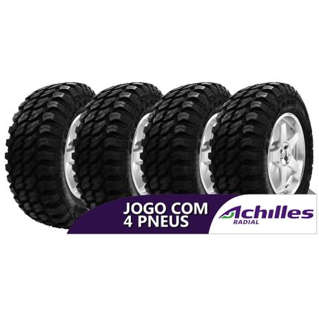 Kit 4 Pneus Achilles Aro17 305/70R17 Desert Hawk XM/T 124/121Q Ideal para Novo Troller após 2015 Menor preço em Kit 4 Pneus Achilles Aro17 305/70R17 Desert Hawk XM/T 124/121Q Ideal para Novo Troller após 2015