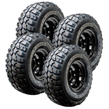 Kit 4 Pneus Aro 15 GT Radial 33x12,5 R15 Adventuro Mud-Terrain 108Q Menor preço em Kit 4 Pneus Aro 15 GT Radial 33x12,5 R15 Adventuro Mud-Terrain 108Q