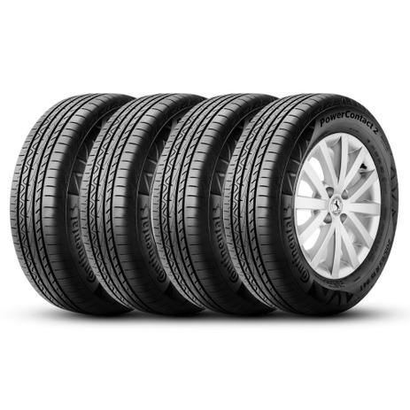 Kit 4 Pneus Continental aro 15 175/65R15 84H PowerContact 2 Menor preço em Kit 4 Pneus Continental aro 15 175/65R15 84H PowerContact 2