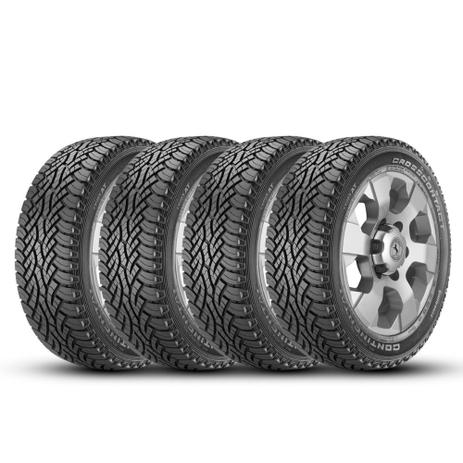 Kit 4 Pneus Continental aro 16 205/60R16 92H FR ContiCrossContact AT Menor preço em Kit 4 Pneus Continental aro 16 205/60R16 92H FR ContiCrossContact AT