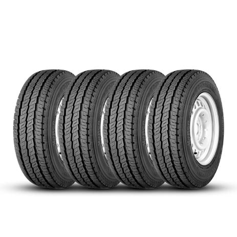 Kit 4 Pneus Continental aro 16 225/75R16C 118/116R Vanco-8 10PR Menor preço em Kit 4 Pneus Continental aro 16 225/75R16C 118/116R Vanco-8 10PR