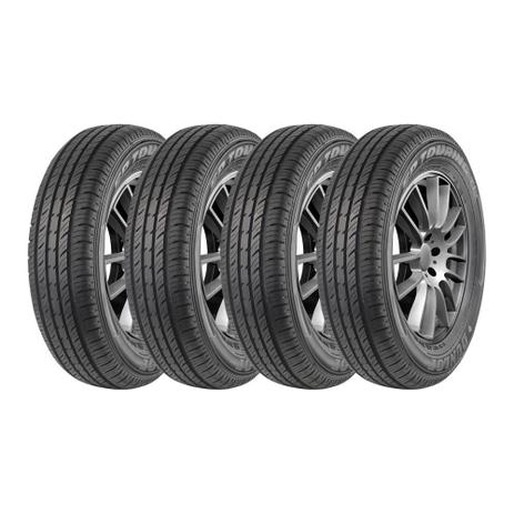 Kit 4 Pneus Dunlop Aro 13 185/70R13 SP Touring T1 86T Menor preço em Kit 4 Pneus Dunlop Aro 13 185/70R13 SP Touring T1 86T