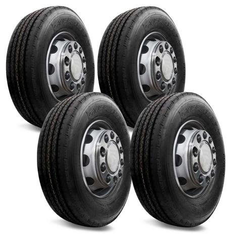 Kit 4 Pneus Goodyear Aro 17.5 215/75R17.5 126F Steelmark AGS Dianteiro para Caminhão e Ônibus Menor preço em Kit 4 Pneus Goodyear Aro 17.5 215/75R17.5 126F Steelmark AGS Dianteiro para Caminhão e Ônibus