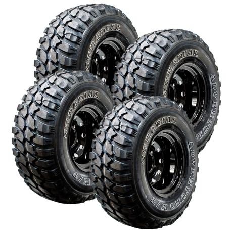 Kit 4 Pneus GT Radial Aro 15 Adventuro 108Q 33x12,5 R15 Mud-Terrain 1 Par de Faróis 3 LED 9W Menor preço em Kit 4 Pneus GT Radial Aro 15 Adventuro 108Q 33x12,5 R15 Mud-Terrain 1 Par de Faróis 3 LED 9W