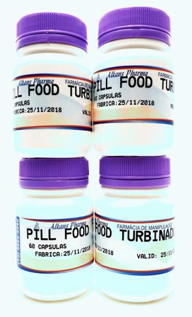 Kit 4 potes pill food turbinado 240 caps vitaminas p/ cabelos - Alakns pharma Menor preço em Kit 4 potes pill food turbinado 240 caps vitaminas p/ cabelos - Alakns pharma
