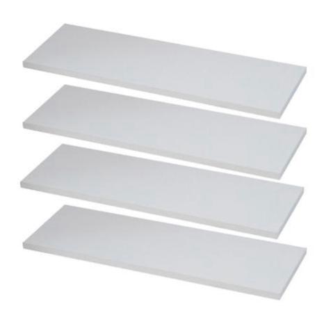 Kit 4 Prateleiras 30x15cm Nichos Sala Quarto Cozinha Banheiro - Bali modulares Menor preço em Kit 4 Prateleiras 30x15cm Nichos Sala Quarto Cozinha Banheiro - Bali modulares