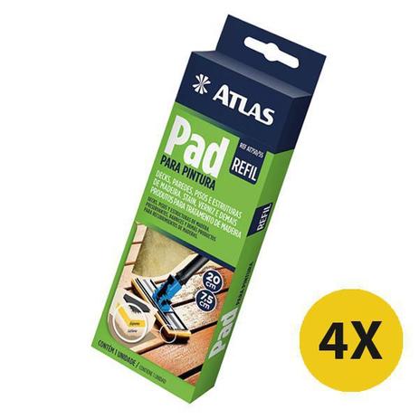 Kit 4 Refil Pad Pintura Cabo Plástico Stains, Vernizes Atlas é boa?