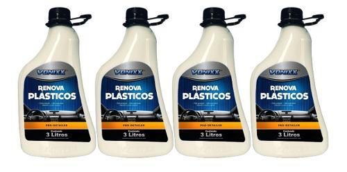 Kit 4 Renova Plasticos Plastico 3 Litros Vonixx Menor preço em Kit 4 Renova Plasticos Plastico 3 Litros Vonixx