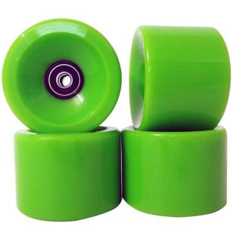 Kit 4 Rodas para Skate Longboard 75 mm Com Rolamento ABEC 11 (RA-I) - Braslu Menor preço em Kit 4 Rodas para Skate Longboard 75 mm Com Rolamento ABEC 11 (RA-I) - Braslu