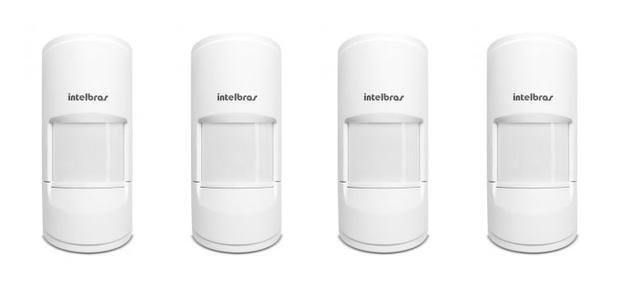 Kit 4 Sensores Passivo Sem Fio IVP 4101 Pet Smart Intelbras Menor preço em Kit 4 Sensores Passivo Sem Fio IVP 4101 Pet Smart Intelbras