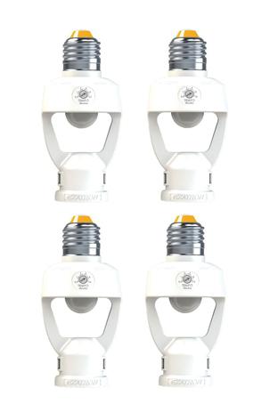 Kit 4 Sensores Presença Soquete E27 Fotocélula Temporizado Exatron Menor preço em Kit 4 Sensores Presença Soquete E27 Fotocélula Temporizado Exatron