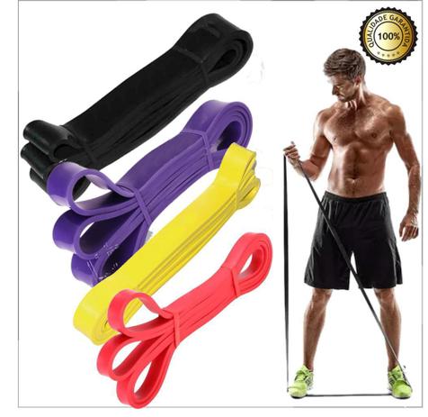 Kit 4 Super Band Faixa Elástico Extensor - One Life Menor preço em Kit 4 Super Band Faixa Elástico Extensor - One Life