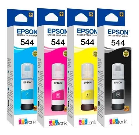 Kit 4 Tintas 544 Para impressora  L-3110 L-3150 - Theprintt é boa?