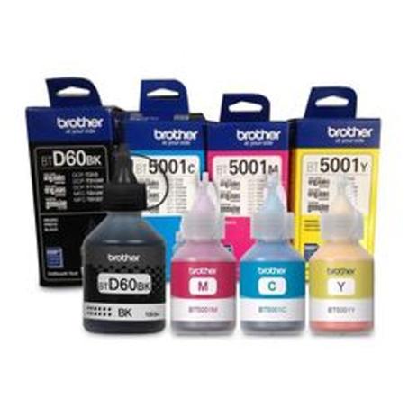 Kit 4 Tintas Brother Btd60bk Bt5001 cmyk Original DCP-T310 DCP-T510W DCP-T710W MFC-T810W MFC-T910W Menor preço em Kit 4 Tintas Brother Btd60bk Bt5001 cmyk Original DCP-T310 DCP-T510W DCP-T710W MFC-T810W MFC-T910W