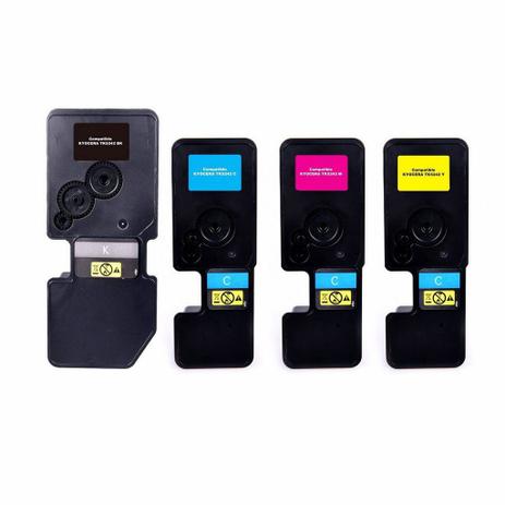 Kit 4 Toner Compatível Kyocera Tk5242 TK-5242 K M C Y 5242 Ecosys M5526 P5026 M5526CDW P5026CDN - Isd Menor preço em Kit 4 Toner Compatível Kyocera Tk5242 TK-5242 K M C Y 5242 Ecosys M5526 P5026 M5526CDW P5026CDN - Isd