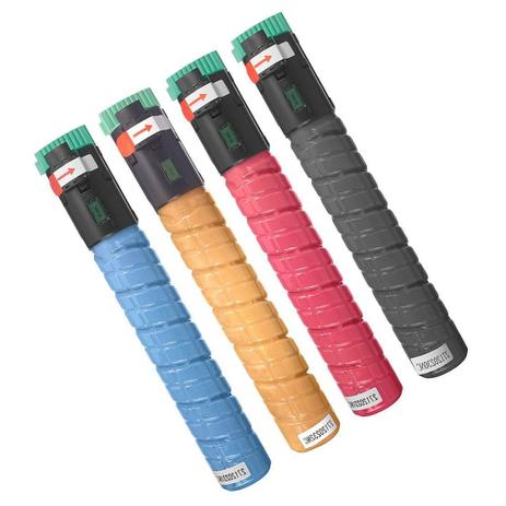 Kit 4 Toner Compatível Ricoh C2051 C2050 C2550 C2551 CMYK C2030 C2530 C2050 C2550 - Superior quality Menor preço em Kit 4 Toner Compatível Ricoh C2051 C2050 C2550 C2551 CMYK C2030 C2530 C2050 C2550 - Superior quality