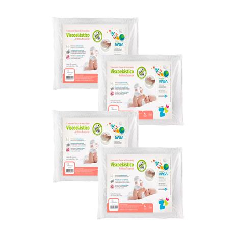 Kit 4 Travesseiros para Bebê Antissufocante Visco Toque de Rosas Fibrasca Z4441 Menor preço em Kit 4 Travesseiros para Bebê Antissufocante Visco Toque de Rosas Fibrasca Z4441
