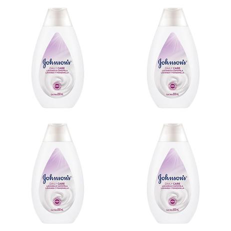 Kit 4 Und Hidratante Johnson & Johnson Lavanda E Camomila 200ml Menor preço em Kit 4 Und Hidratante Johnson & Johnson Lavanda E Camomila 200ml