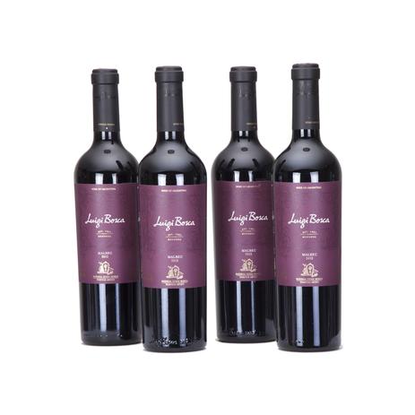 Kit 4 unidades Vinho Argentino Luigi Bosca 100 Malbec 2012 750ml - Shop quality Menor preço em Kit 4 unidades Vinho Argentino Luigi Bosca 100 Malbec 2012 750ml - Shop quality