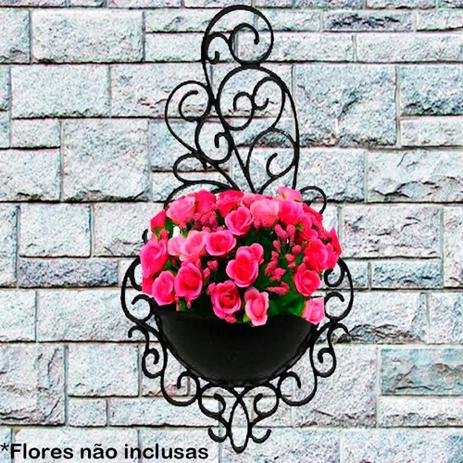 Kit 4 Vasos Arandela Plástico Plantas Colonial Suspenso Decorativo Horta Enfeite Jardim Cor: Preta - Comercial Montani Ltda Me Menor preço em Kit 4 Vasos Arandela Plástico Plantas Colonial Suspenso Decorativo Horta Enfeite Jardim Cor: Preta - Comercial Montani Ltda Me
