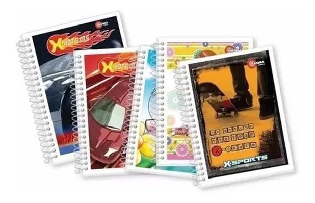 Kit 40 Caderno Espiral 48 folhas Capa Flexível Atacado - Avanci Brasil Menor preço em Kit 40 Caderno Espiral 48 folhas Capa Flexível Atacado - Avanci Brasil