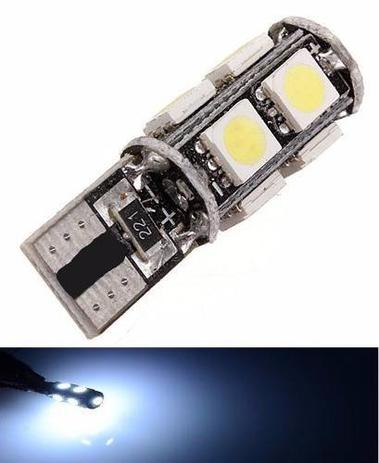 Kit 40 Lampada T10 Cambus 9 Led Branca 12v - Mfl Menor preço em Kit 40 Lampada T10 Cambus 9 Led Branca 12v - Mfl