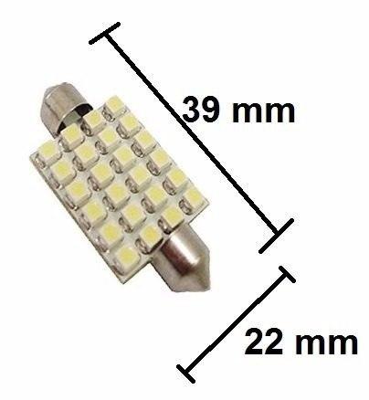 Kit 40 Lampada Torpedo C5w 24 Led 38 Mm 12v - Mfl Menor preço em Kit 40 Lampada Torpedo C5w 24 Led 38 Mm 12v - Mfl