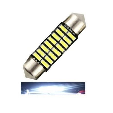 Kit 40 Lampada Torpedo C5w Cambus 16 Led 36 Mm 12v - Mfl Menor preço em Kit 40 Lampada Torpedo C5w Cambus 16 Led 36 Mm 12v - Mfl