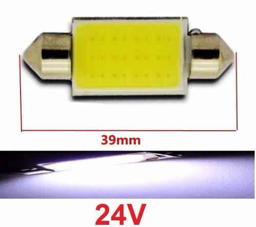 Kit 40 Lampada Torpedo C5w Cob Led 39mm 24v - Mfl Menor preço em Kit 40 Lampada Torpedo C5w Cob Led 39mm 24v - Mfl