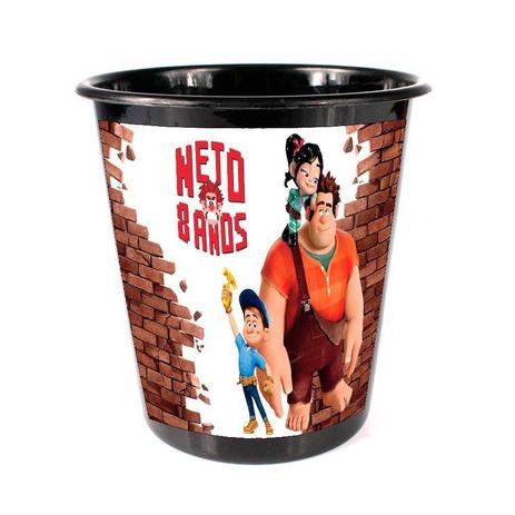 Kit 40 Lembrancinha Balde Pipoca Personalizado Detona Ralph - Aluá festas Menor preço em Kit 40 Lembrancinha Balde Pipoca Personalizado Detona Ralph - Aluá festas