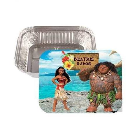 Kit 40 Lembrancinha Marmitinha Personalizada Moana - Aluá festas Menor preço em Kit 40 Lembrancinha Marmitinha Personalizada Moana - Aluá festas