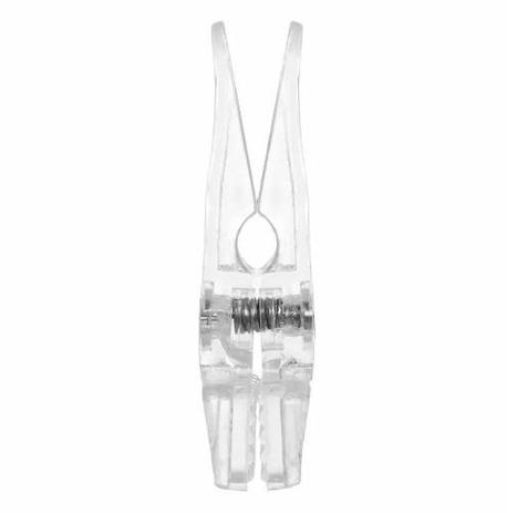 Kit 400 Cabides 8 Mm + 250 Presilhas Acrílico Transparente - Industria nacional Menor preço em Kit 400 Cabides 8 Mm + 250 Presilhas Acrílico Transparente - Industria nacional